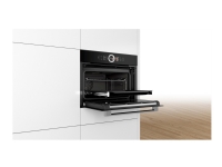 Bosch - CSG656RB7 - 45 cm - Kompaktovn med damp - HomeConnect - Sort