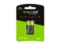 Green Cell GR05, Genopladeligt batteri, AA, Nikkel-Metalhydrid (NiMH), 1,2 V, 2 stk, 2600 mAh
