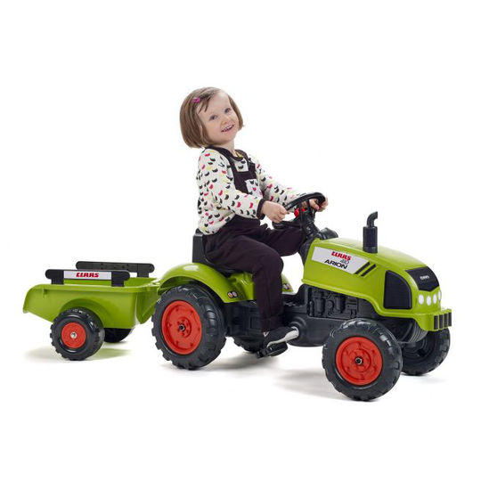 FALK Claas traktor med vogn