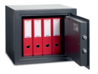 Dokumentskab Rieffel EcoSafe 450E med elektronisk kodelås, 40 ltr. grå
