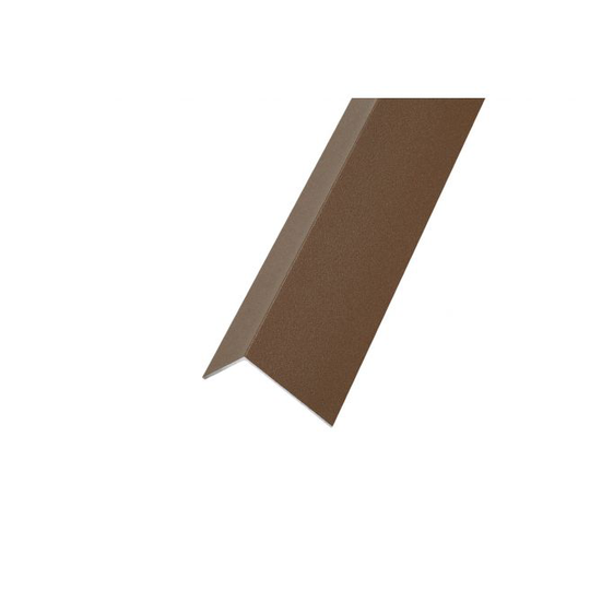 Wimex L-Cover, Alu 40 x 60 x 3600 Brown Længde 3600 mm