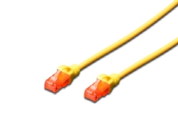 DIGITUS Professional - Patchkabel - RJ-45 (han) til RJ-45 (han) - 3 m - UTP - CAT 6e - booted, knastfri - gul