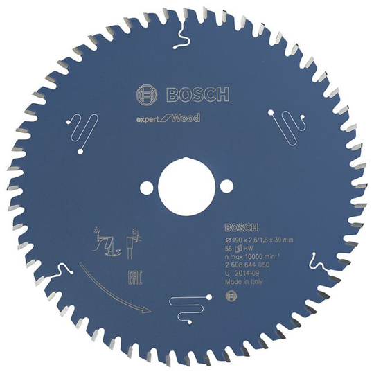 Bosch Rundsavsklinge 190x30x2.6mm 56t Exp Wood - 2608644050