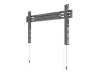 Multibrackets M VESA Wallmount Super Slim Fixed 600 MAX - Beslag - for fladt panel - plastik, stål - slate sort - skærmstørrelse: 32-70 - vægmonter
