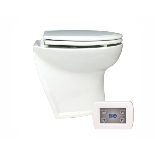 Jabsco deluxe flush el-toilet 14 skrå bagkant pumpe 12v