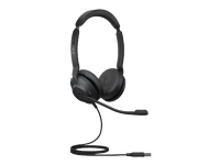 Jabra Evolve2 30 - Headset - på øret - kabling - USB - Certified for Microsoft Teams