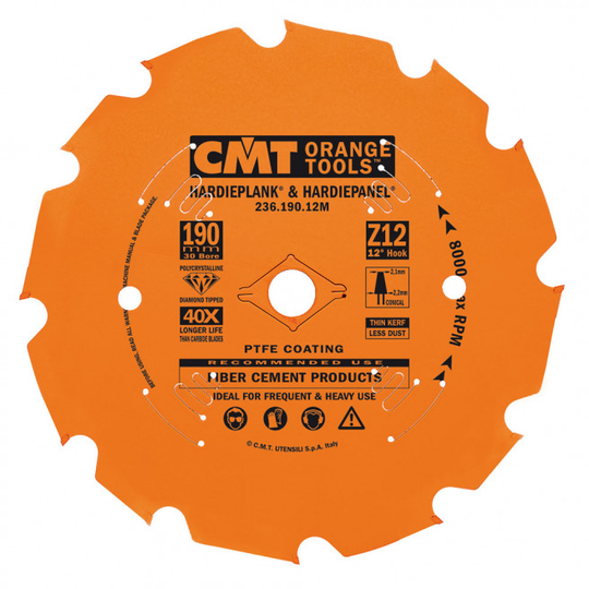 CMT PCD klinge 190x2,4x30 Z4 F - 236.190.04M