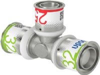 MLC pres T-stk 32-25-32mm - til gulvvarme- og brugsvand- og radiatorsystemer
