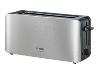 Bosch ComfortLine TAT6A803 - Brødrister - 2 skive - 1 Holdere - rustfrit stål/sort