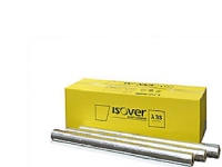 Alu-rørskål 42x30mm. 1.2mtr. - Isover TapeLock Alu2. max. 500°C med tape