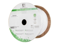 DELTACO TP-51C - Bulkkabel - 305 m - F/FTP - CAT 6a - halogenfri - hvid