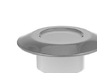 KARFA Rosetbøsning ABS Med rustfri kappe til 22mm & ½ rør. Kombineres med pakning 015520022 og passer med bøsningsrør 015546/47/49.022