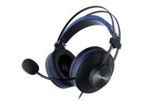 COUGAR IMMERSA ESSENTIAL - Headset - fuld størrelse - kabling - 3,5 mm jackstik - blå