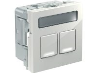 Dataudtag Optiline OL50 2x Keystone hvid