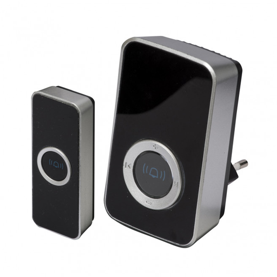 TREND - Dørklokke DESIGN - Sort - Plug in