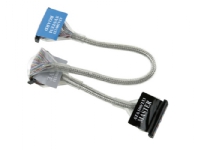 ICIDU - IDE- / EIDE-kabel - UDMA 66/100/133 - 40-PIN IDC til 40-PIN IDC - 90 cm - rund - sort
