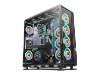 Thermaltake Core P8 Tempered Glass - Tower - ATX - sidepanel med vindue (hærdet glas) - ingen strømforsyning (PS/2) - sort - USB/Lyd