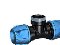 T-stk. 25mm x 3/4 mf. x 25mm - iJOINT PN16. PP-NBR