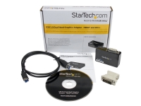 StarTech.com USB 3.0 to HDMI / DVI Adapter - 2048x1152 - External Video & Graphics Card - Dual Monitor Display Adapter Cable - Supports Mac & Windows