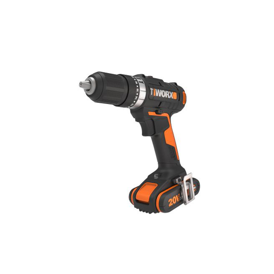 Worx 40Nm Slagskruemaskine, 2x2.0Ah + box