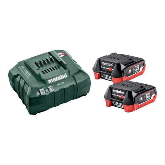 Metabo 4061792152373 - 685301000 Basissæt batterier med oplader