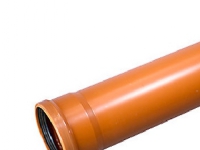 PVC-kloakrør 110x2000mm SN4 - flerlagsrør, EN13476. Wavin