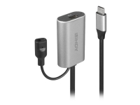 Lindy Active Extension Cable - USB-forlængerkabel - USB-C (han) til DC-stik, USB-C (hun) - Thunderbolt 3 / USB 3.0 / USB 3.1 Gen 1 - 5 m - aktiv - so