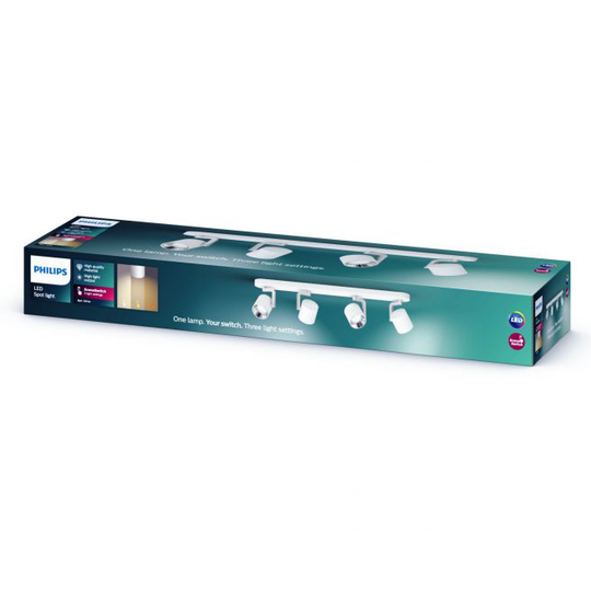 Philips LED SceneSwitch BYRL plate/spiral Hvid 4x4.3W SELV - 8718696170243
