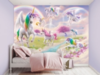 Magiske Enhjørninger / Magical Unicorns tapet 243 x 305 cm