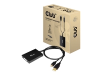 Club 3D - DisplayPort / DVI adapter - dobbeltlink - USB (kun strøm), Mini DisplayPort (han) til DVI-D (hun) - DisplayPort 1.2a - 60 cm - USB-strøm, a