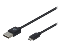 HP - USB-kabel - USB (han) til Micro-USB Type B (han) - USB 2.0 - 2.5 A - 3 m - Europa