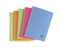 Notesbog Clairefontaine Linicolor, A4, 90 g, linjeret, 90 ark