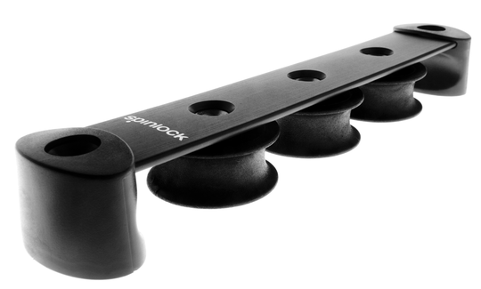 Small-medium boat 3 sheave deck organis