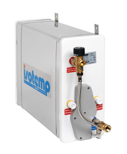 Isotemp slim square varmtvandsbeholder 16l 230v med termostatventil