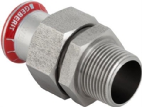 Geb. Mapress FZ union 22mm - Geberit Mapress FZ union med udv.gevind d22mm R3/4 G1