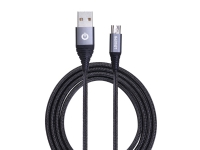 Garbot C-05-10205, 2 m, USB A, Micro-USB B, Sort
