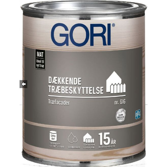 Dyrup Gori 616 Træbeskyttelse Dækkende Base 10 - 0,75lt