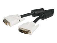 StarTech.com 2m DVI-D Dual Link Cable - Male to Male DVI-D Digital Video Monitor Cable - 25 pin DVI-D Cable M/M Black 2 Meter - 2560x1600 (DVIDDMM2M)