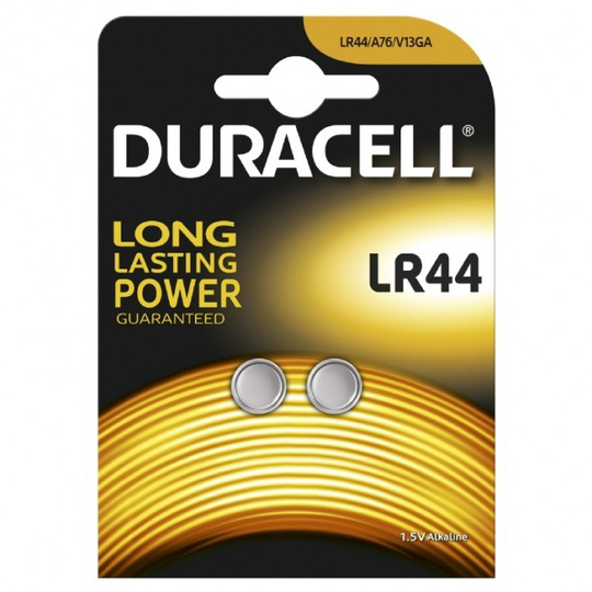 Duracell Electronics LR44 - 2pk. - Batteri