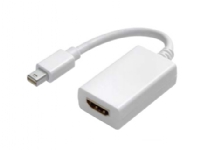 Vivanco 45495, 0,1 m, Mini DisplayPort, HDMI Type A (Standard), Hanstik, Hunstik, Sort
