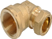 IBP CONEX Vinkel 1/2-15 mm kompres med muffe forkromet