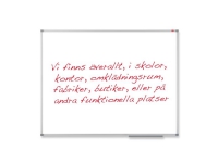 Whiteboard Bi-Office, stålkeramisk, 30 x 21 cm