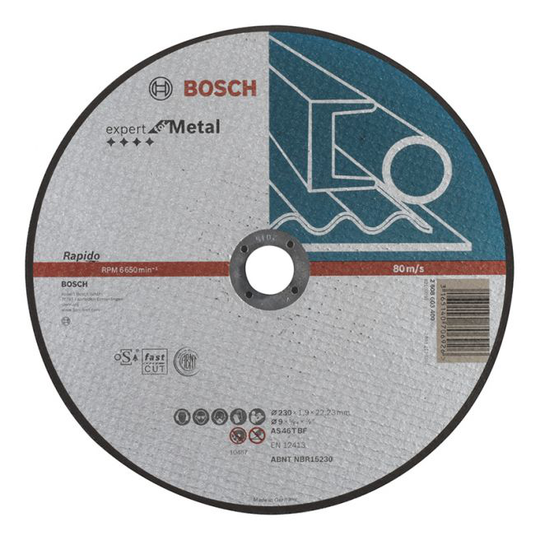 Bosch Skæreskive Exp Metal 230x1.9mm Lige - 2608603400
