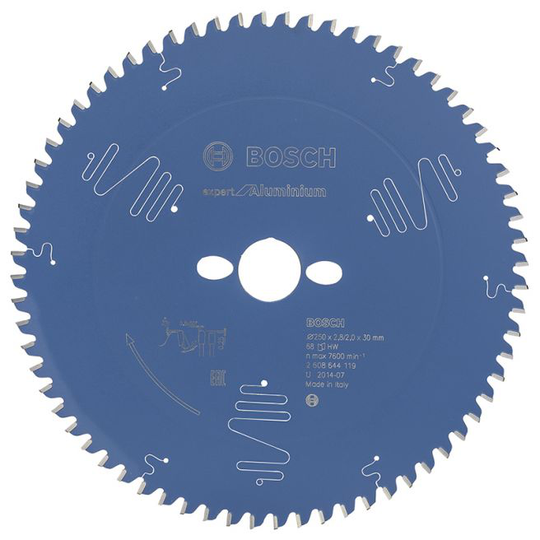 Bosch Rundsavsklinge 250x30x2.8mm 68t Exp Alu - 2608644119