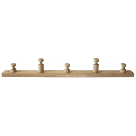 Home-it Knagerække i eg - 5 knager - 12216