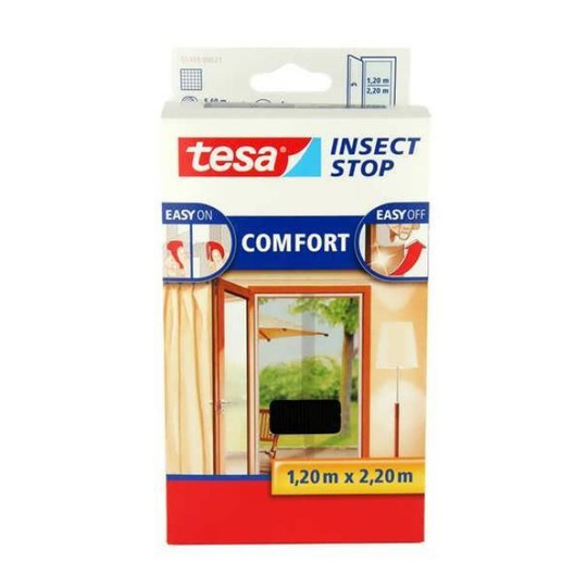 Tesa Insektnet Insect Stop Comfort T/døre - Sort