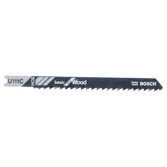 Bosch Stiksavklingeinge U111c 74mm 3 Stk Træ/grov - 2608630566