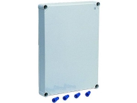 FIBOX Dæksel EKIN3305G, Polycarbonat 320 x 320 x 50 mm HxBxD Grå inkl. skruer Til EKIN 33