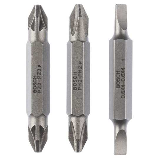 Bosch Bits Dobbel Lige/ph/pz L:45mm 3 Stk - 2607001744