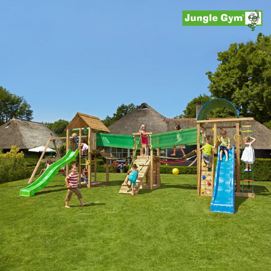 Jungle Gym Legeunivers 3 komplet inkl. rutschebane - 804-332
